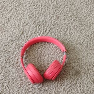 Beats by Dre Red On-Ear Headphones with Modern Design